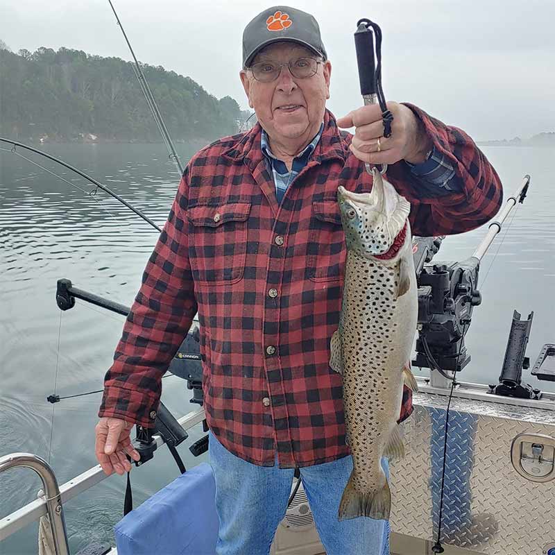The 6-pound fish caught this week with Guide Sam Jones 
