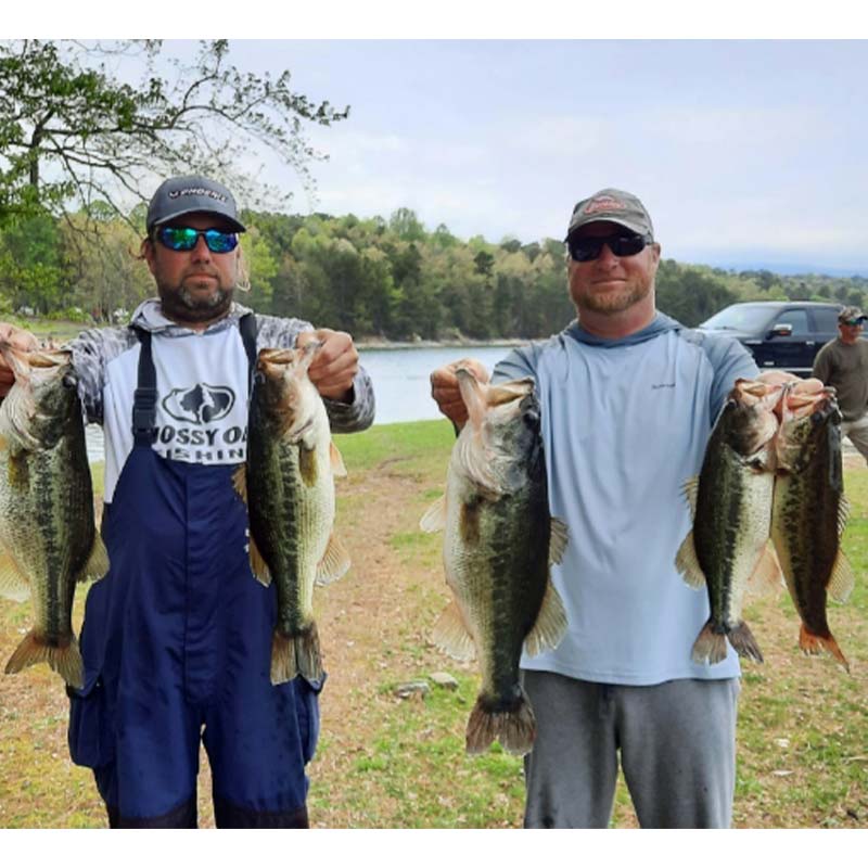 Greg Glouse and Joe Anders with a big bag caught this week