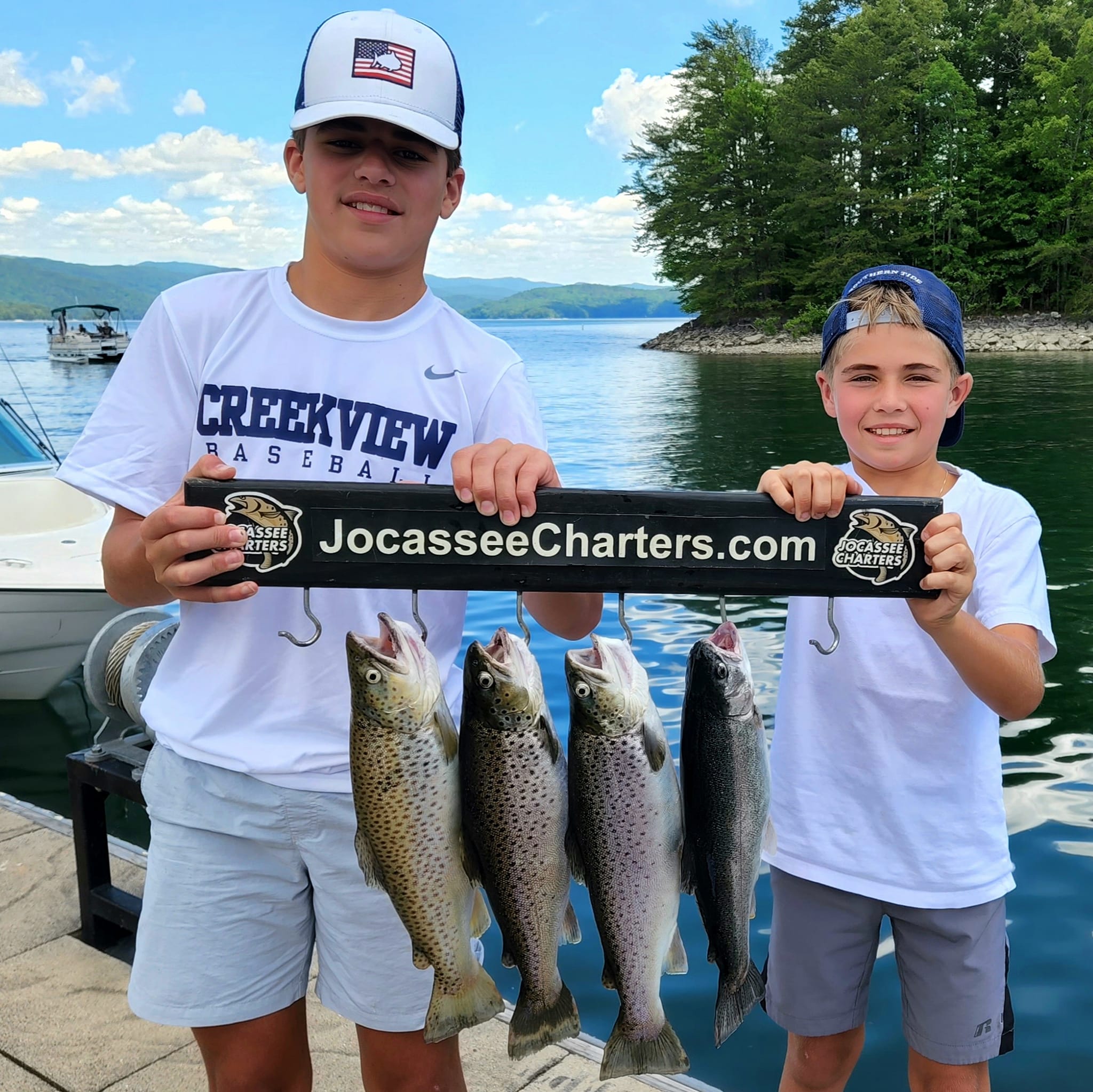 A nice catch this week with Jocassee Charters