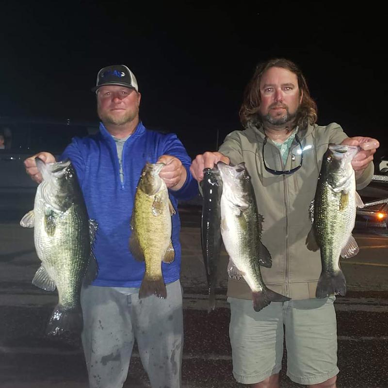 Joe Anders and Greg Glouse with yet another big bag