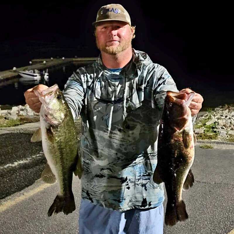Joe Anders with two good ones caught on Thursday night