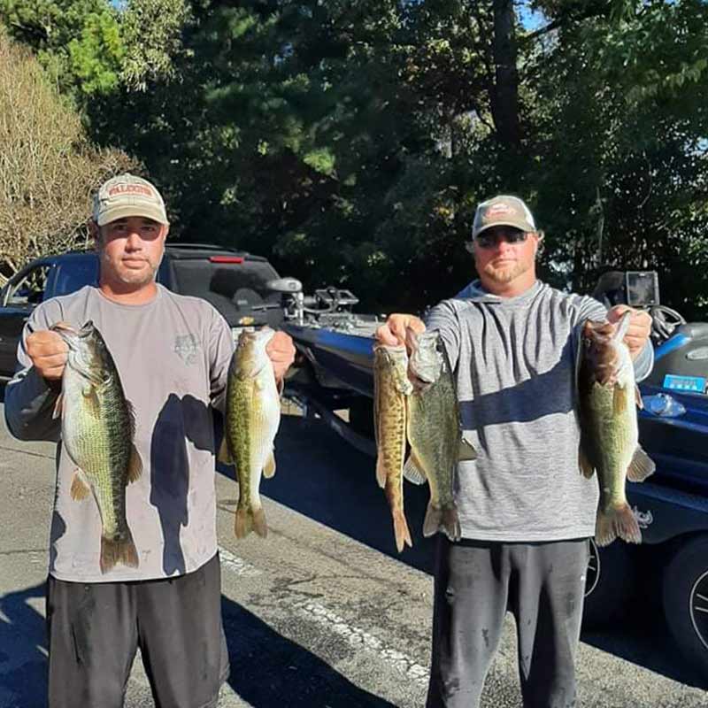 Greg Glouse and Joe Anders with a nice bag