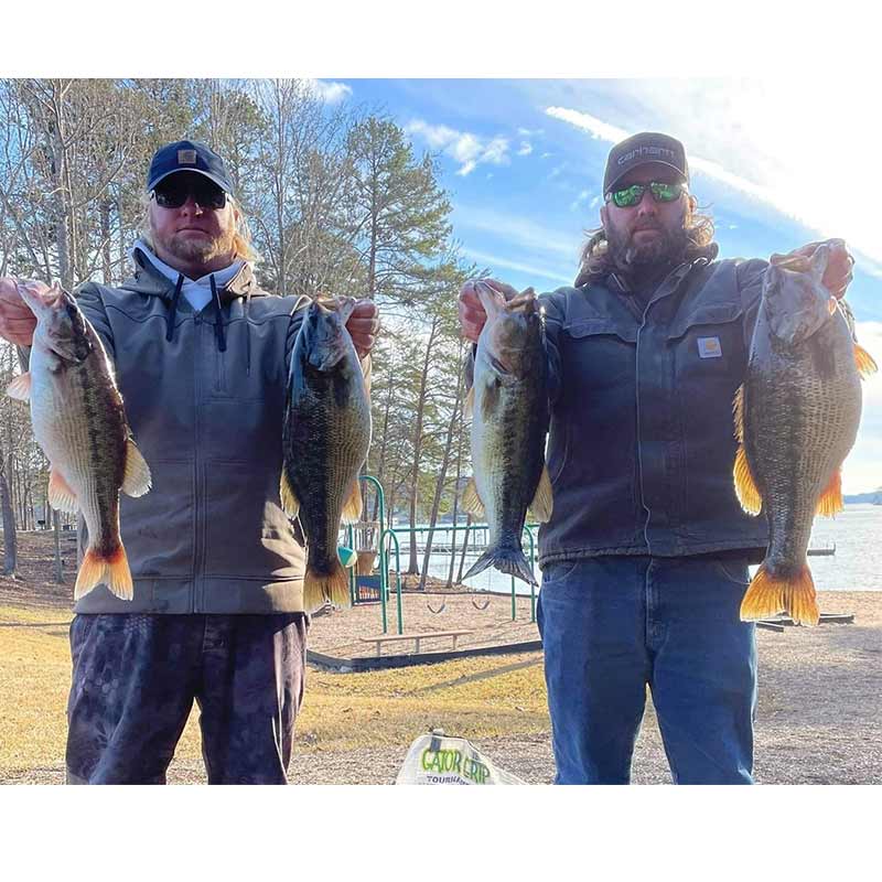 Joe Anders and Greg Glouse with their big bag