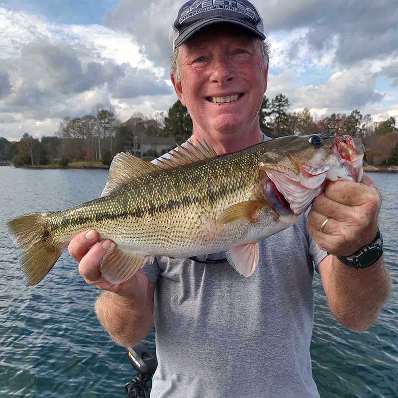 Charles Townson with a big spot caught on a drop shot this week