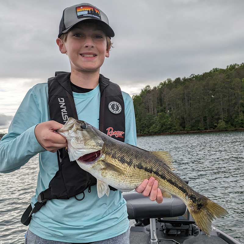 Caught on a topwater yesterday with Guide Charles Townson