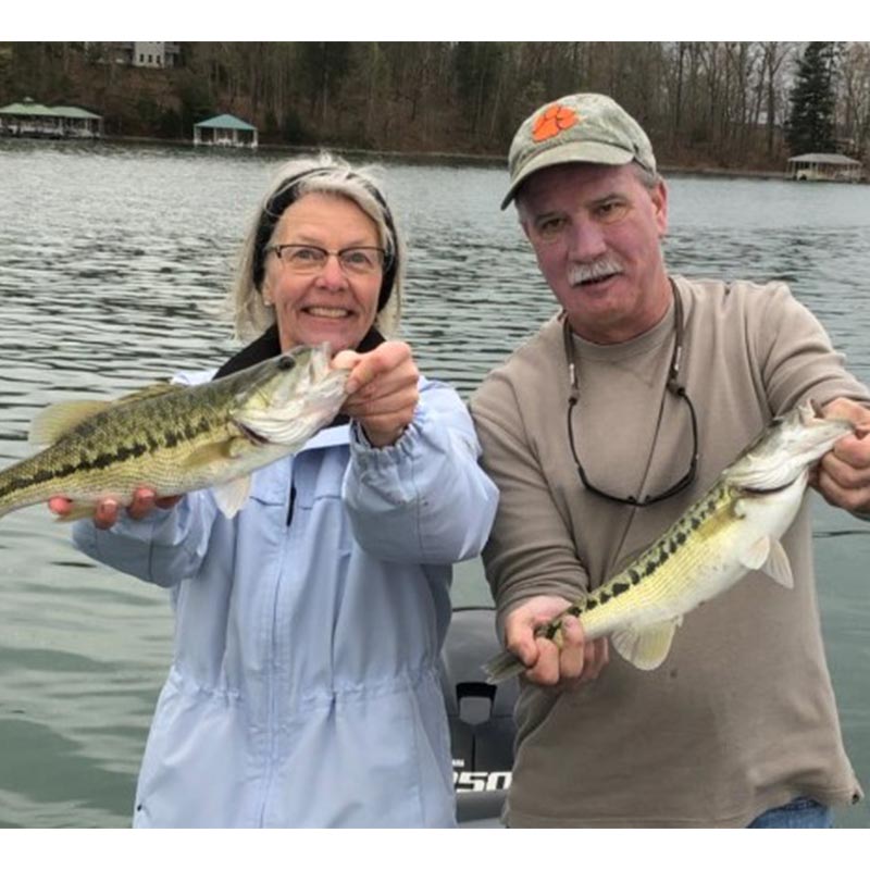 Some hungry spotted bass caught this morning with Charles Townson on finesse worms 