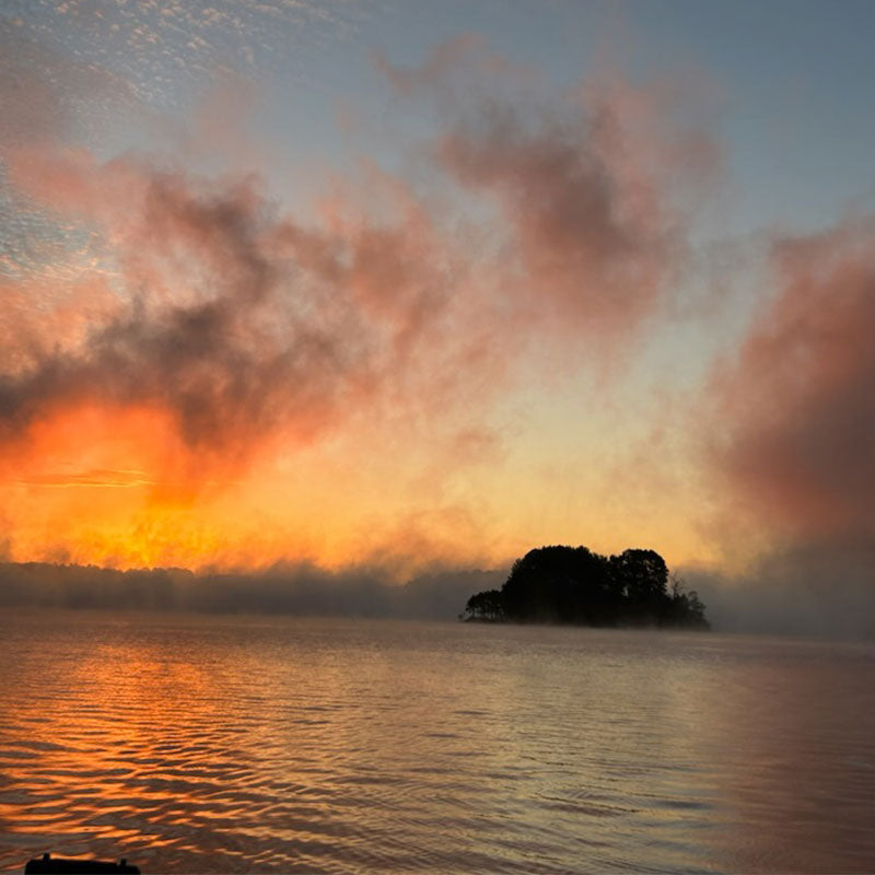 Watch out for fog on these cooler Keowee mornings