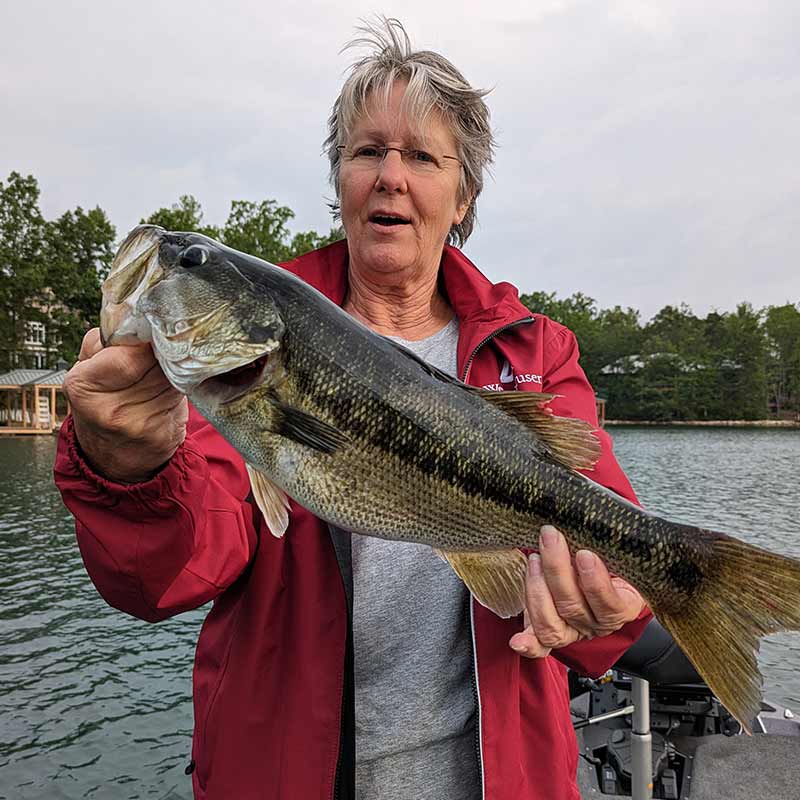 A good one caught on a topwater yesterday with Guide Charles Townson