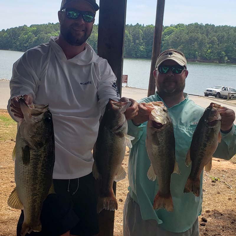 The Wicker/ McGlohorn brothers Saturday with their winning fish