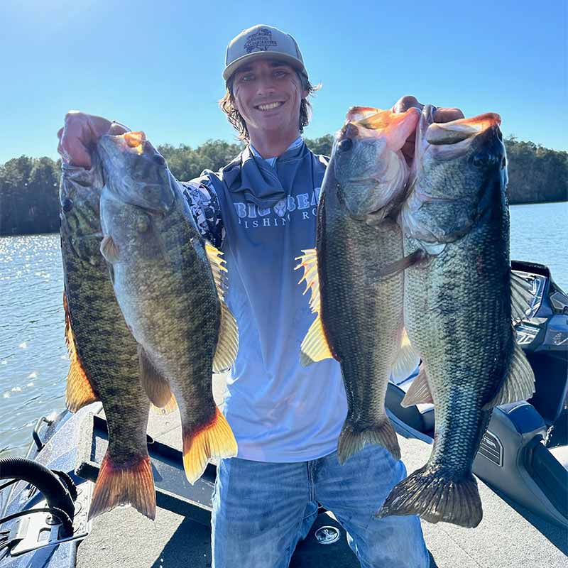 Hunter Enlow with some beautiful fish