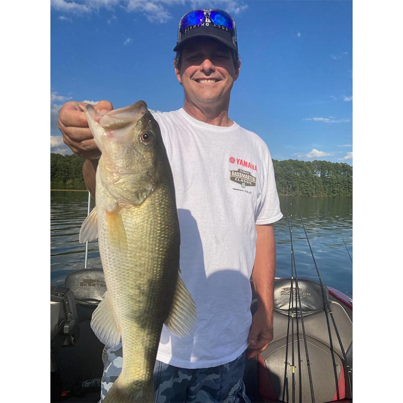 A nice one caught shallow this week on Lake Monticello