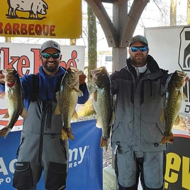 Hampton Anderson and Tyson Alveras with a good bag Saturday