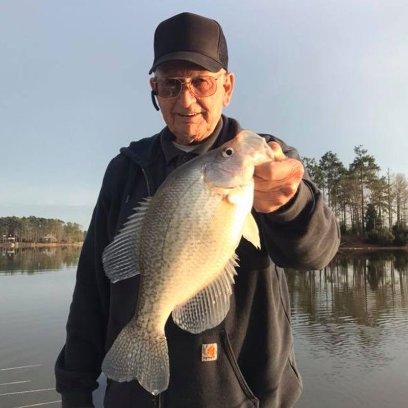 A nice crappie caught last winter with Captain Brad Taylor 