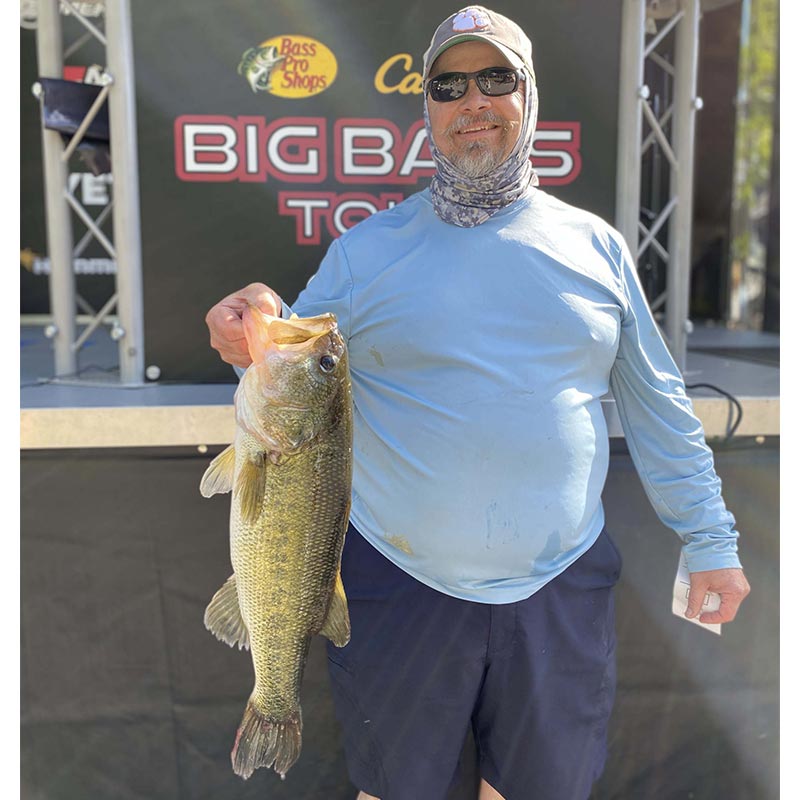A winning fish from the Big Bass Tour this weekend