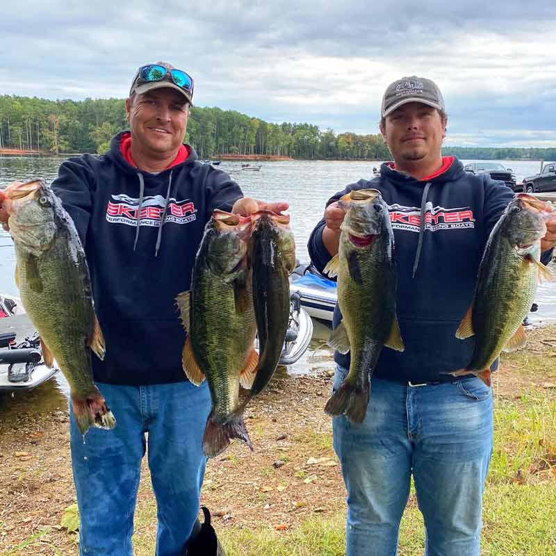 Joey Sabbagha and Dalton Dowdy had one of the monster 20+ pound bags