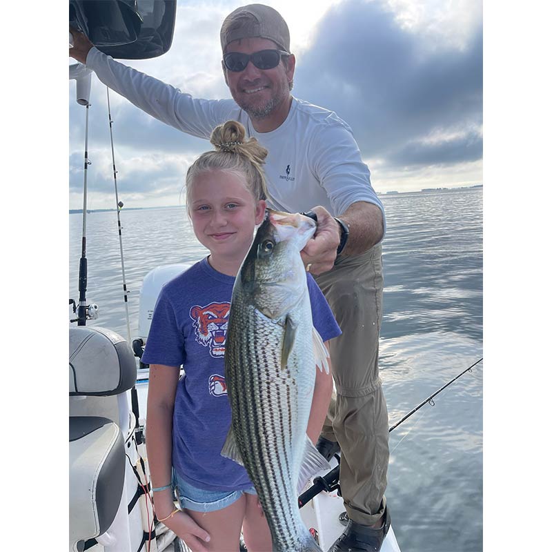 Captain Brad Taylor with a young angler