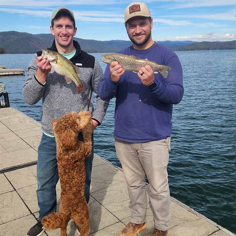 Caught with Guide Sam Jones at 40 feet