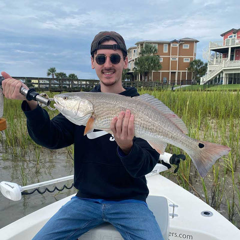 A nice redfish caught with Captain Smiley today