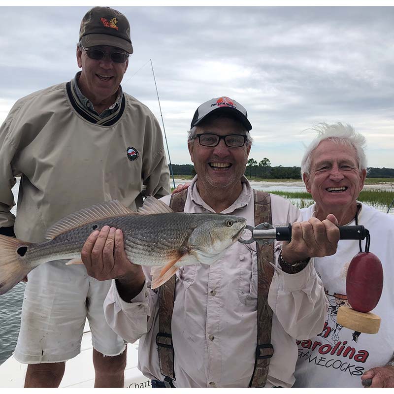 Another nice redfish caught with Captain Smiley this week