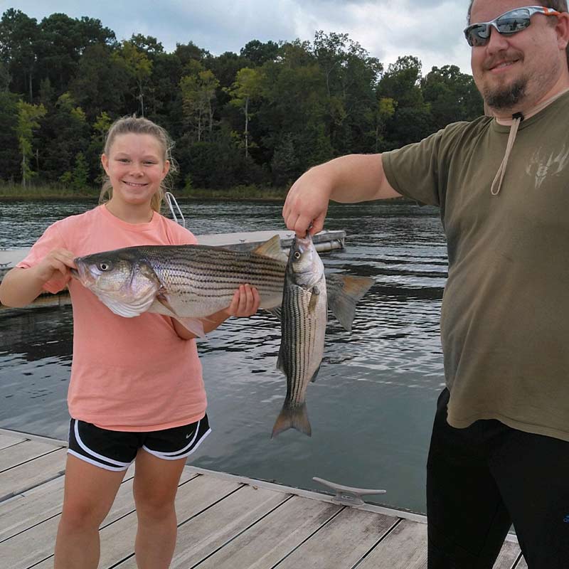 Striper caught recently with Guide Jerry Kotal