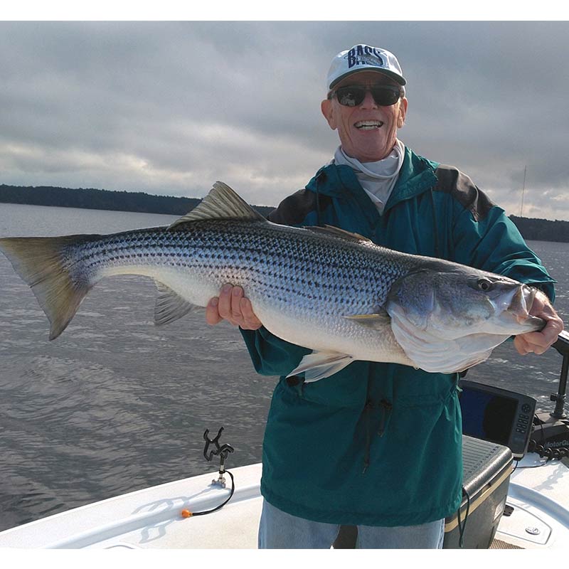 One of three 25-pounders caught on a recent trip with Jerry Kotal!