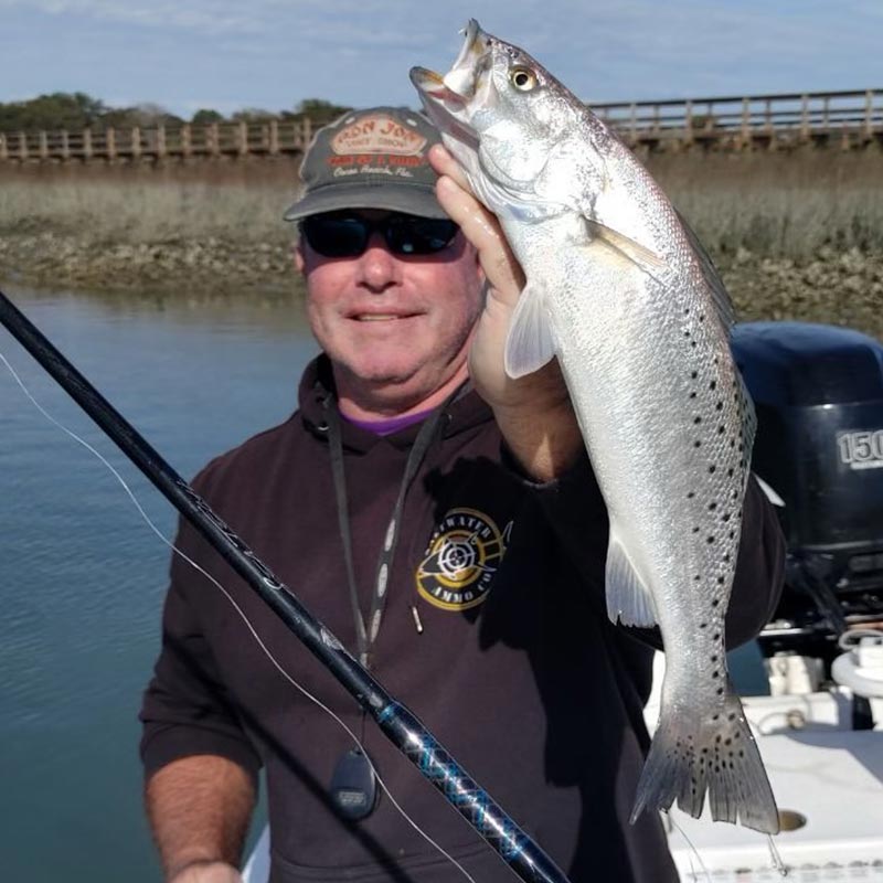 Captain Tom Cushman with a beauty caught (and released) recently 