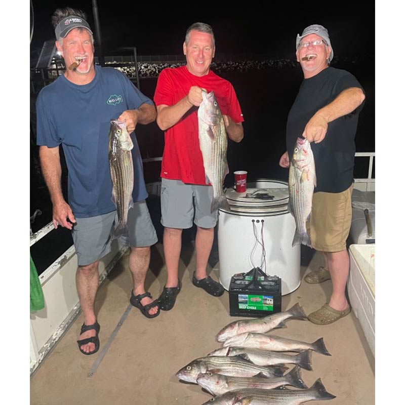 Night fishing with Captain Bobby Winters 