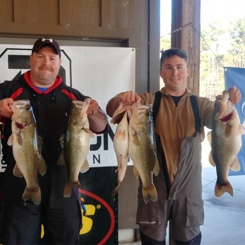 David Matts & Garret Brown with their big bag in the CATT Saturday