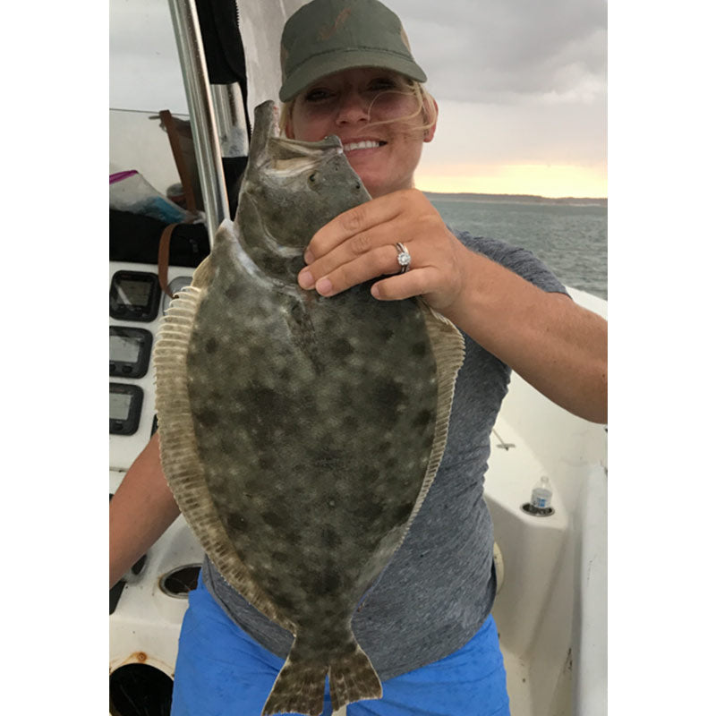 Kelly Baisch with a nice flounder caught recently 