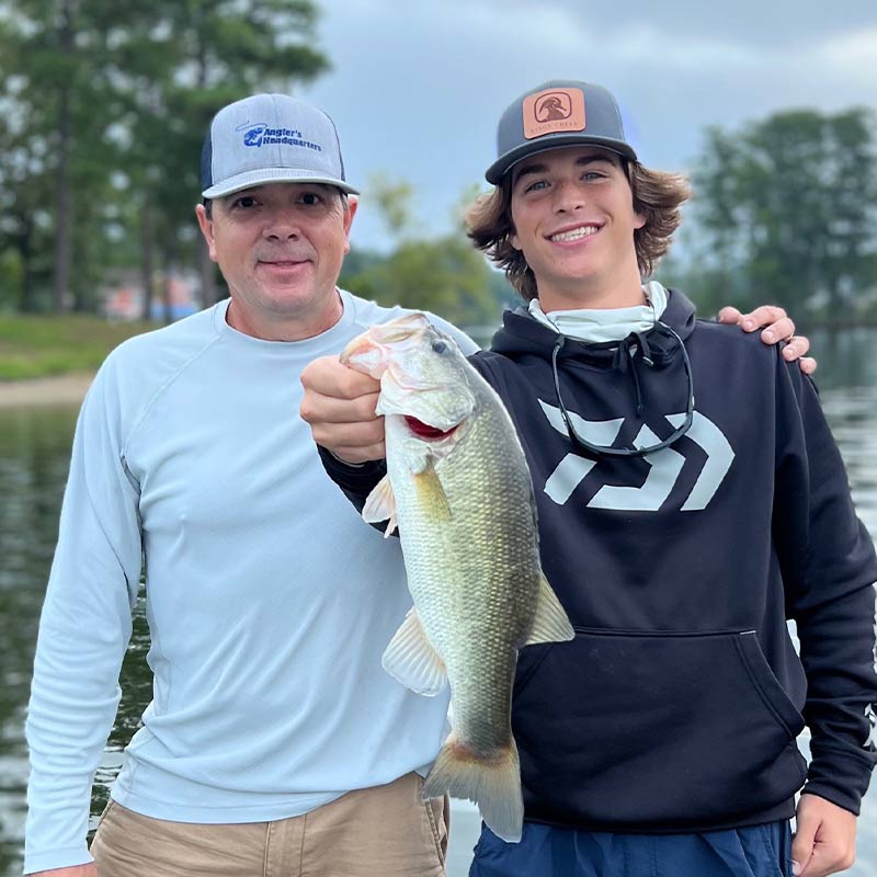 Dearal Rodgers and a young angler with a nice one caught this week 