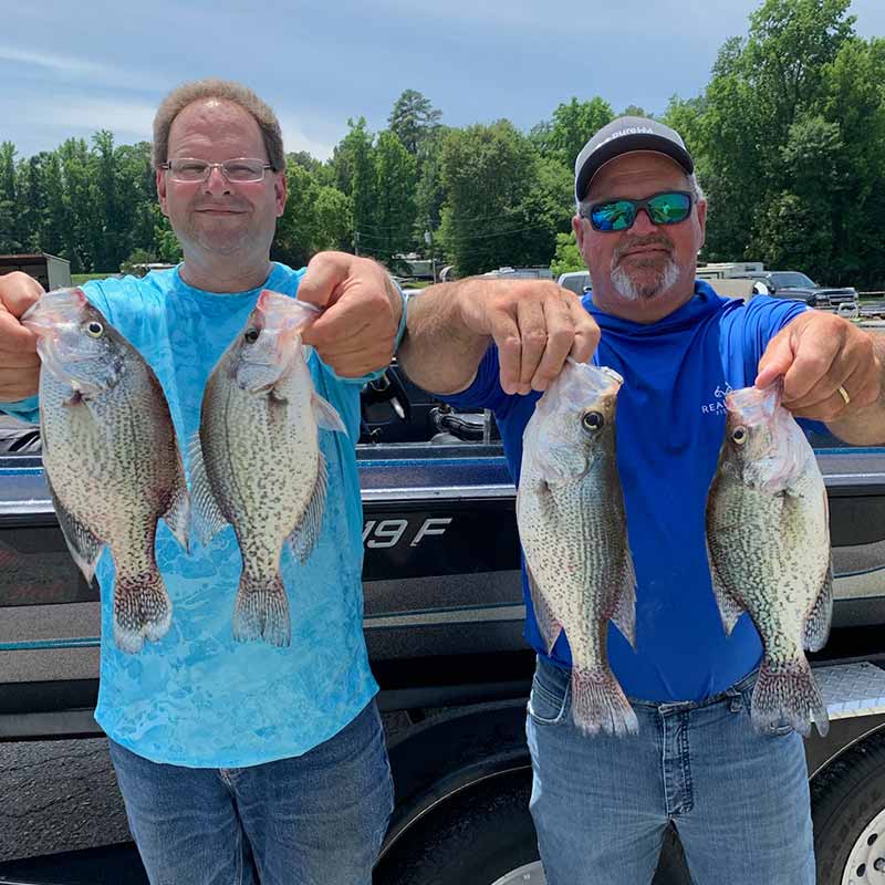 Will Hinson put these Louisiana boys on some nice Wateree crappie this week