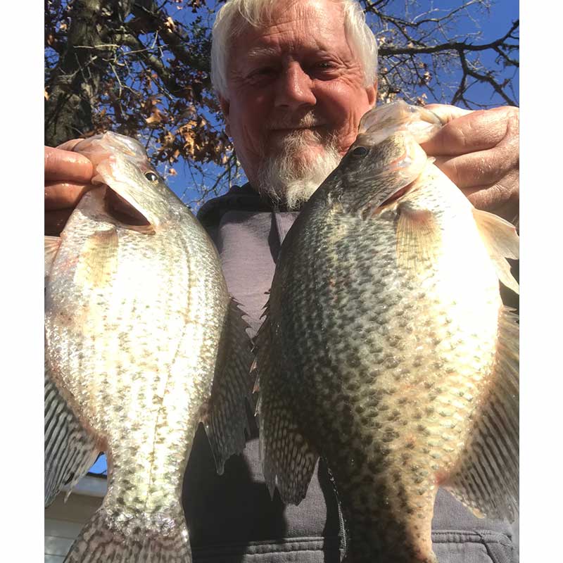 Will Hinson with a couple of nice Wateree crappie