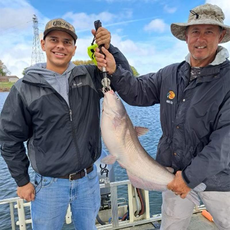 A nice blue caught with Captain Rodger Taylor 