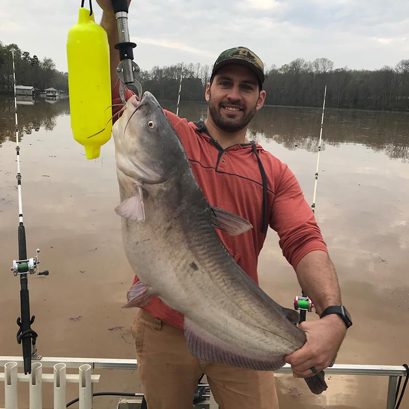 A good blue caught this week with Captain Rodger Taylor 