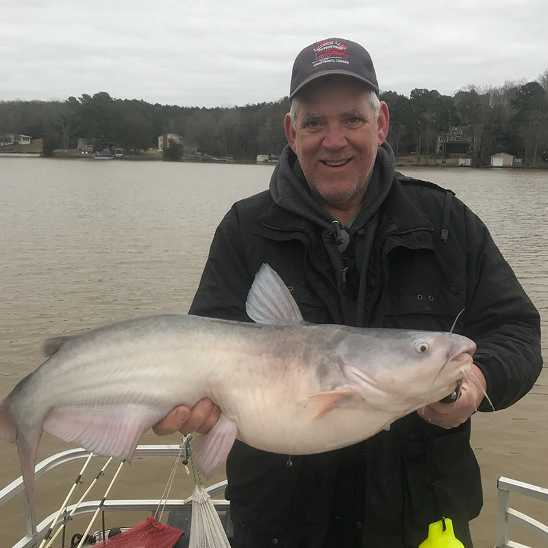 Rich Van Amburg with a good one caught this morning with Captain Rodger Taylor