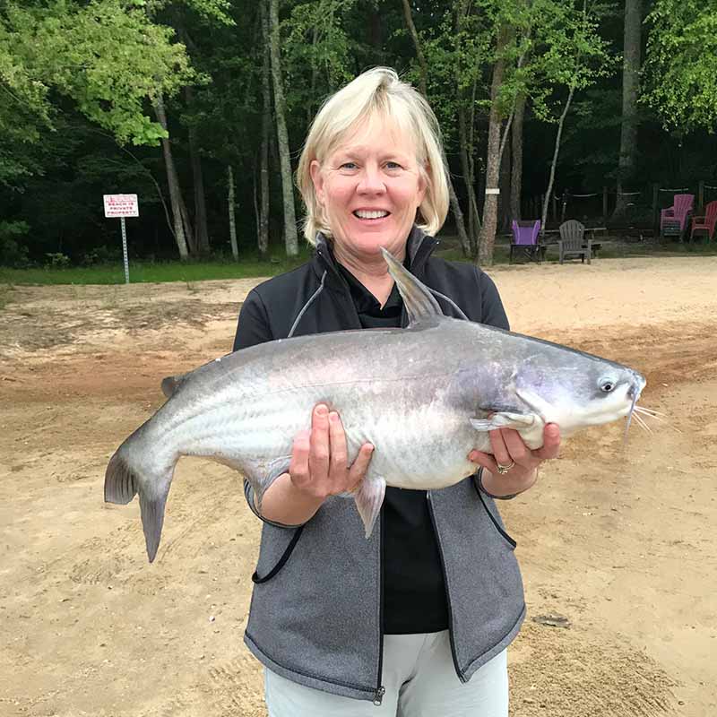 Donna Taylor with a nice Wylie blue