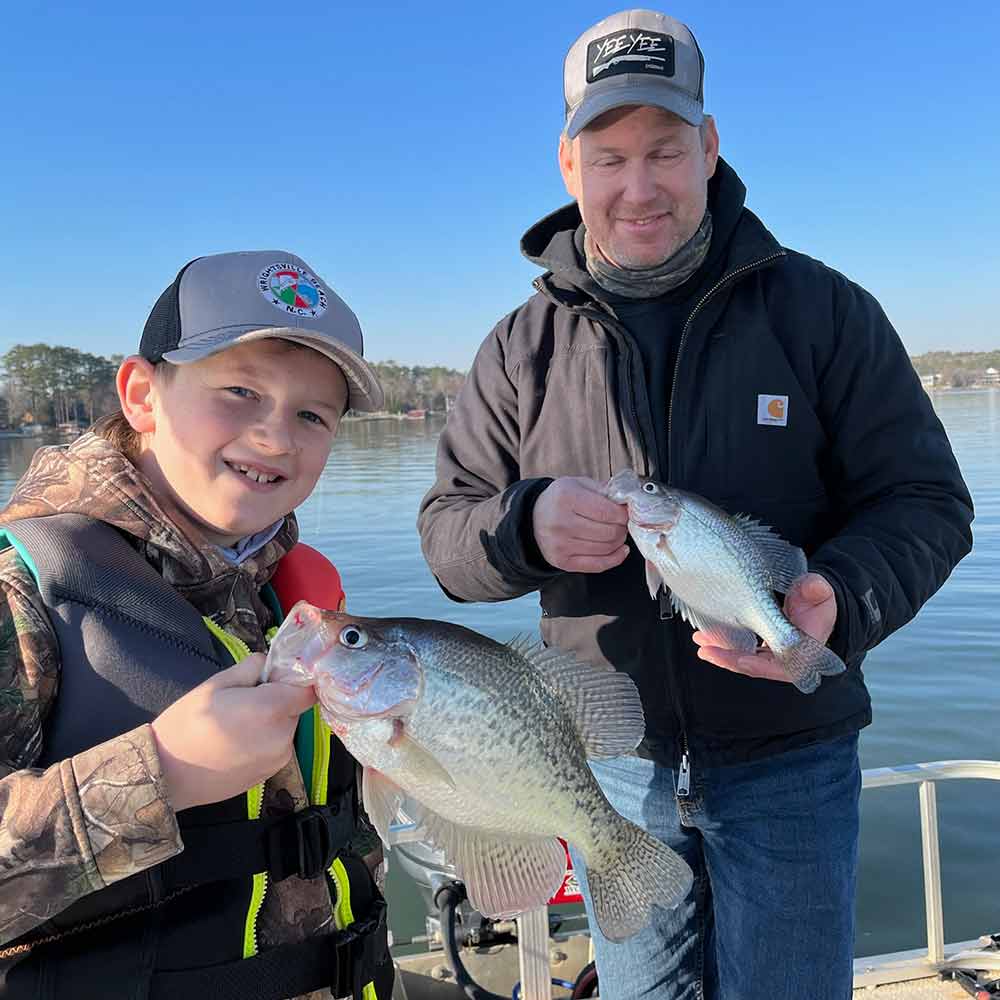 A couple of nice Wylie crappie caught this week with Captain Rodger Taylor