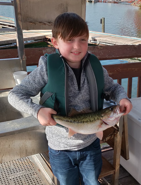 Charles Townson guided this young client to this fish yesterday in 45 feet