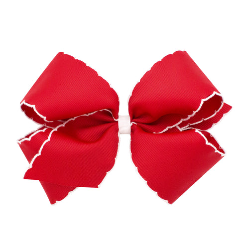 Wee Ones Ribbon Bow in Red – Eyelet & Ivy