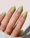 Picture of Court Green Almond Nails