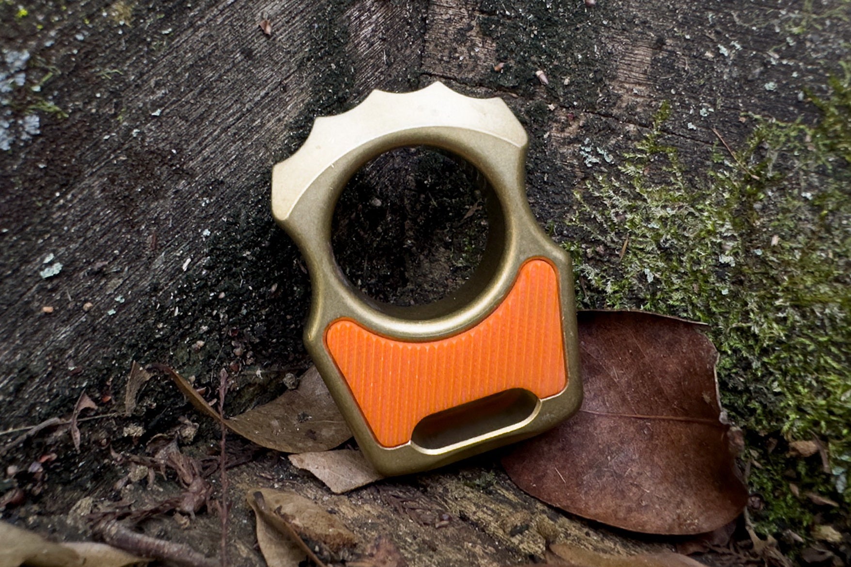 Semi-Custom Brass Knuckle Edc Swampy Alligator