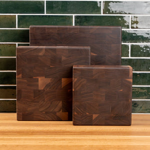 Walnut End Grain Square Butcher Block - Scotsman USA