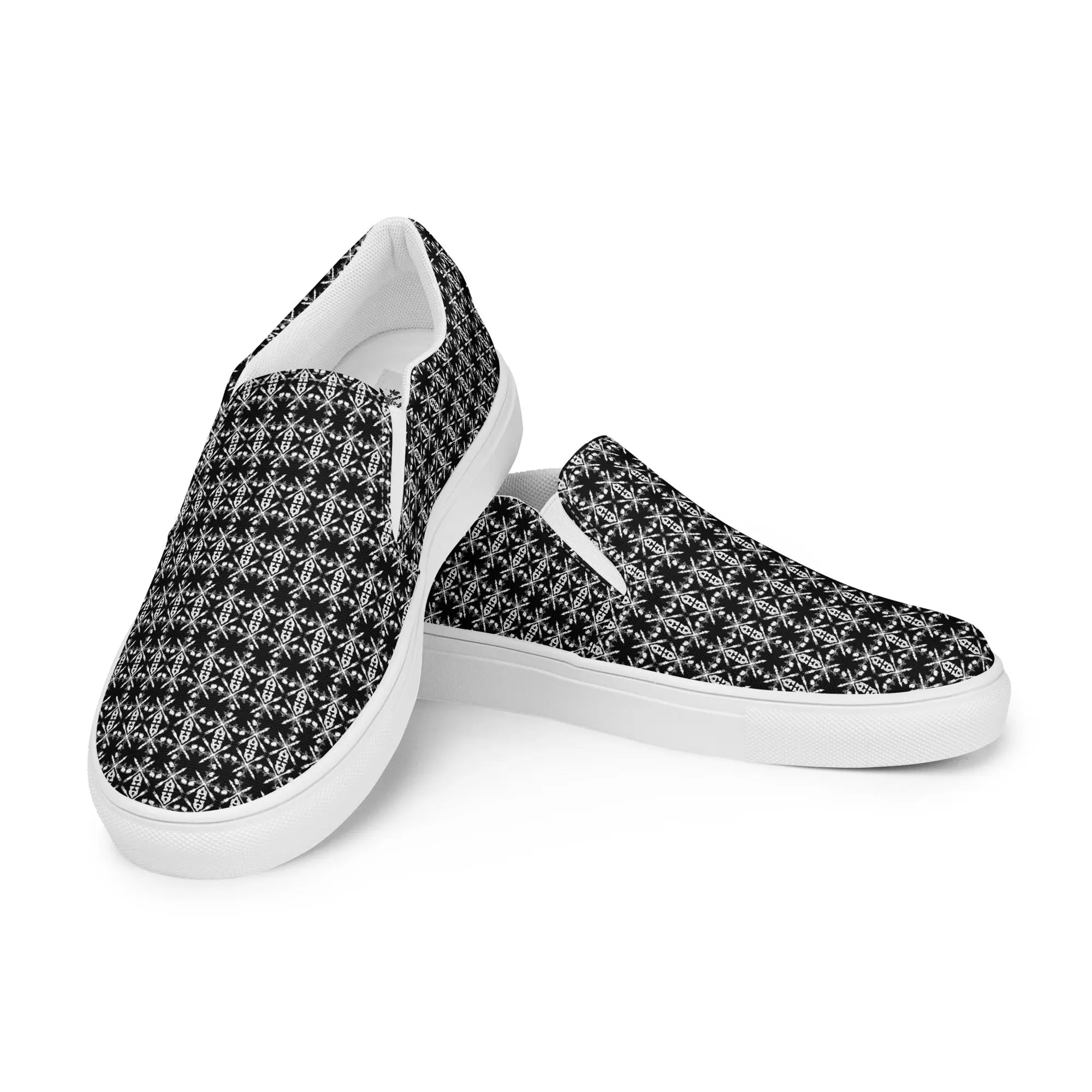 - A&O™- Men's Night Sky Mirrorscade© Slip-on Shoes