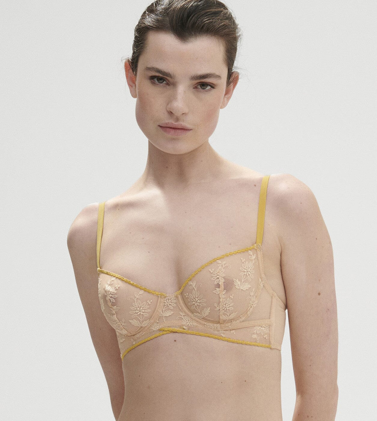 Simone Perele 12b Wish Half Cup Bra NATURAL buy for the best price