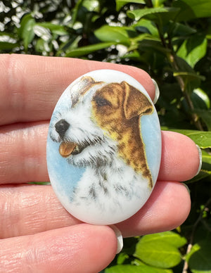 Dog Cabochon #1 - Gems & Minerals Rock