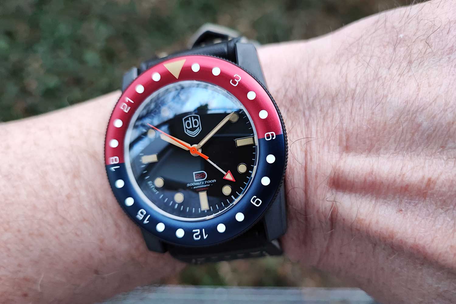 Vintage VDB D22 Pepsi GMT Ceramic Blasted