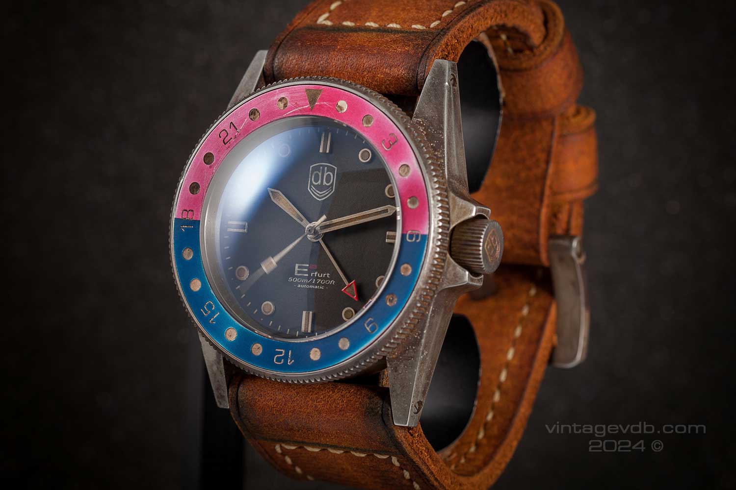 Vintage VDB E23 Historical GMT Pepsi