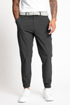 Cropped Dynamic Stretch Golf Trousers - Putter Black