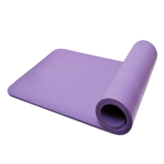 Colchoneta Colchón Plegable Para Yoga Individual Morada Portátil