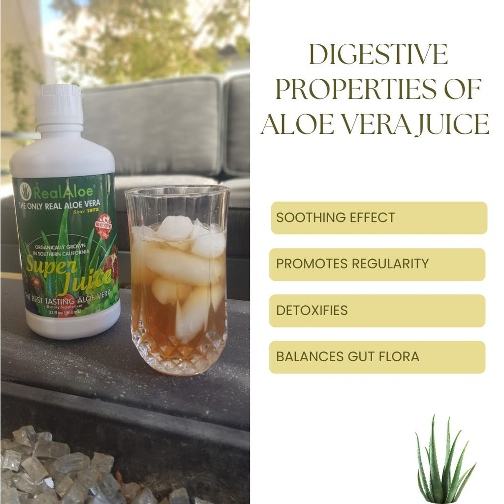 digestive benefits of real aloe juice